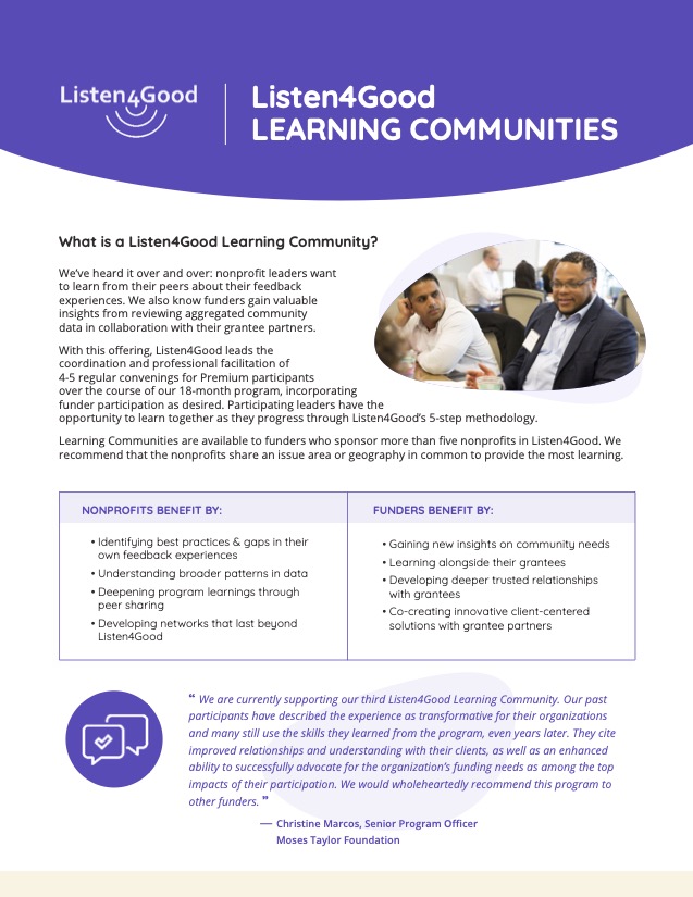 Cover: L4G Learning Communities